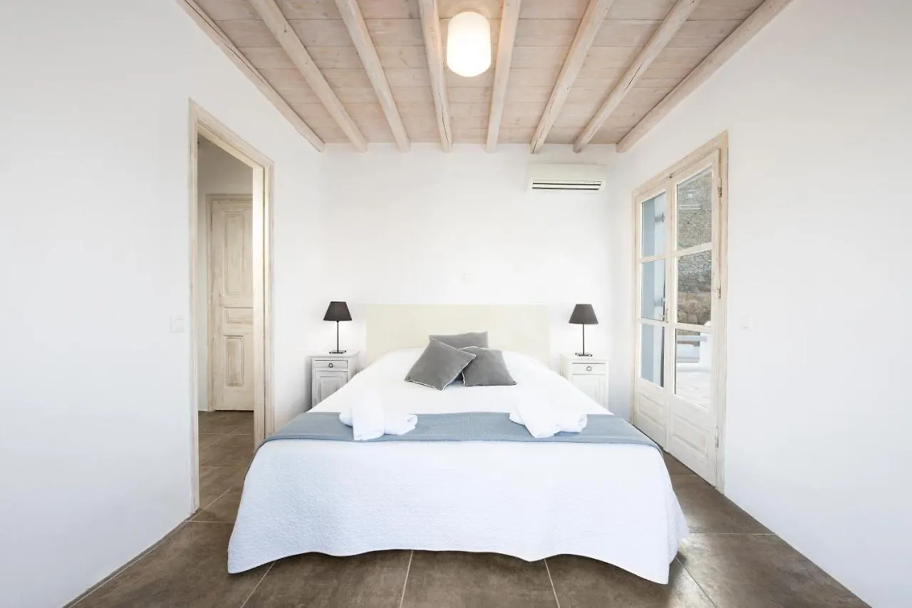 Mykonos-Ornos -Vilas Angel Alice Demi -Pool Holidays With View Mykonos Town 别墅
