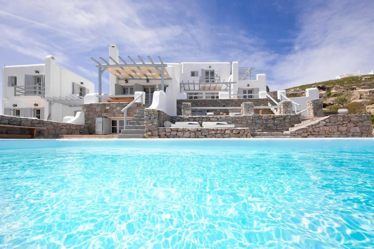 别墅 Mykonos-Ornos -Vilas Angel Alice Demi -Pool Holidays With View Mykonos Town 希腊