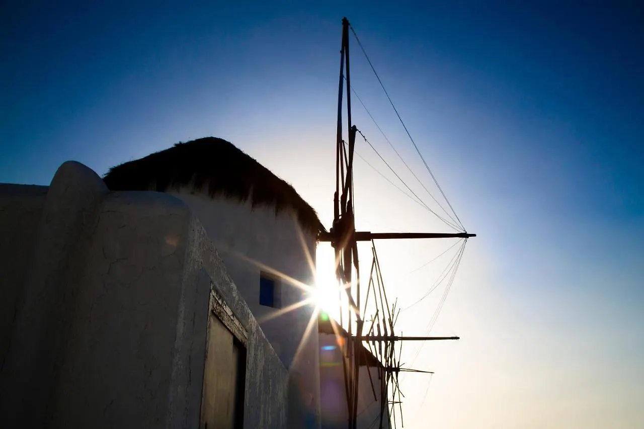 Mykonos-Ornos -Vilas Angel Alice Demi -Pool Holidays With View Mykonos Town 别墅