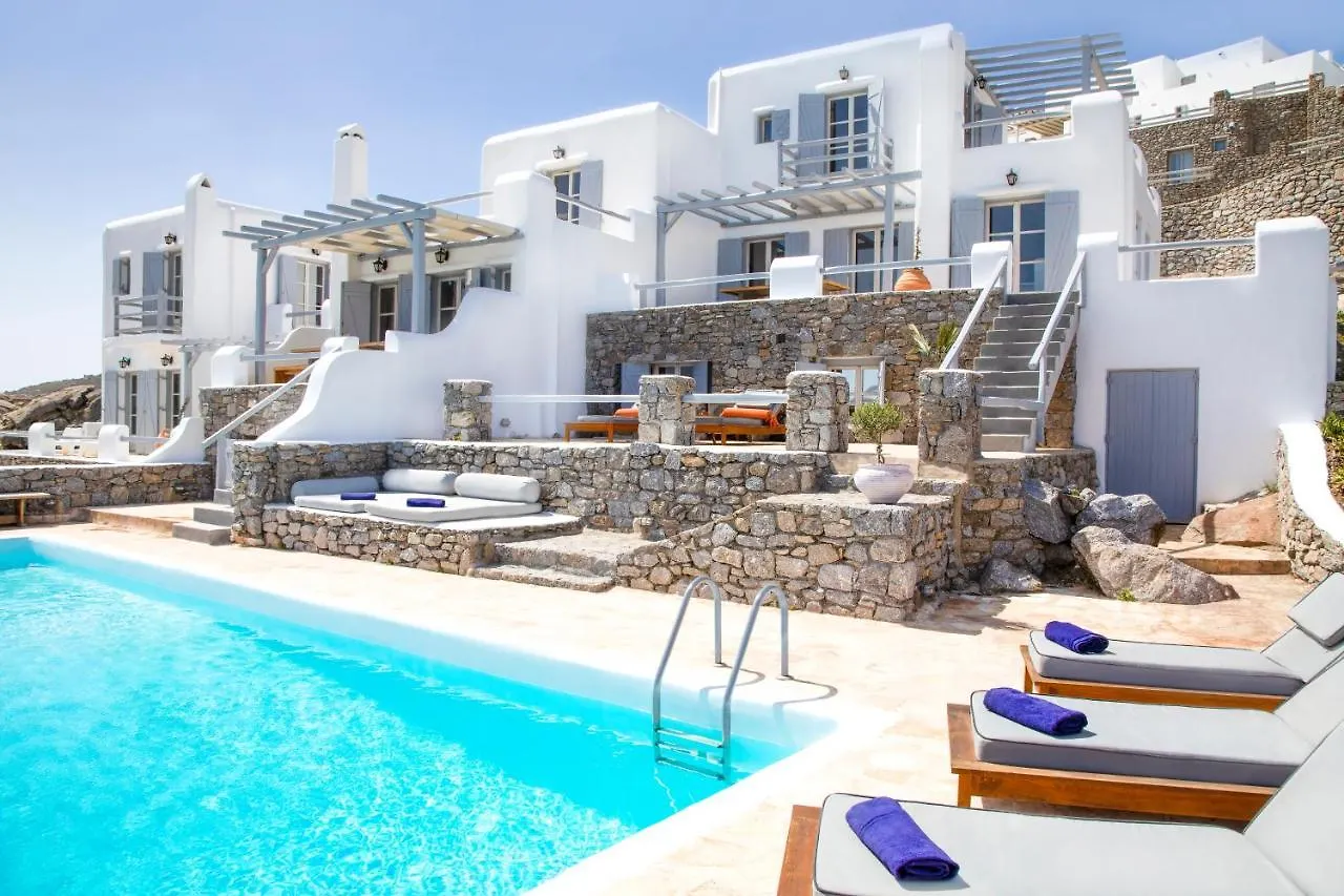 别墅 Mykonos-Ornos -Vilas Angel Alice Demi -Pool Holidays With View Mykonos Town 希腊