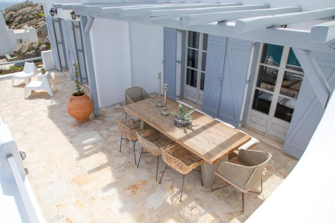 别墅 Mykonos-Ornos -Vilas Angel Alice Demi -Pool Holidays With View Mykonos Town 希腊