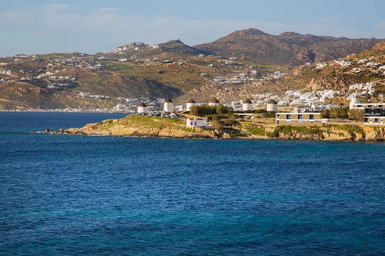 Mykonos-Ornos -Vilas Angel Alice Demi -Pool Holidays With View Mykonos Town 希腊