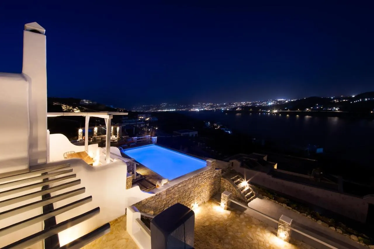 Mykonos-Ornos -Vilas Angel Alice Demi -Pool Holidays With View Mykonos Town 0*,  希腊