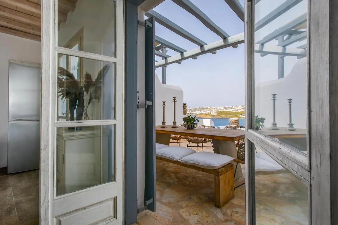 别墅 Mykonos-Ornos -Vilas Angel Alice Demi -Pool Holidays With View Mykonos Town 希腊
