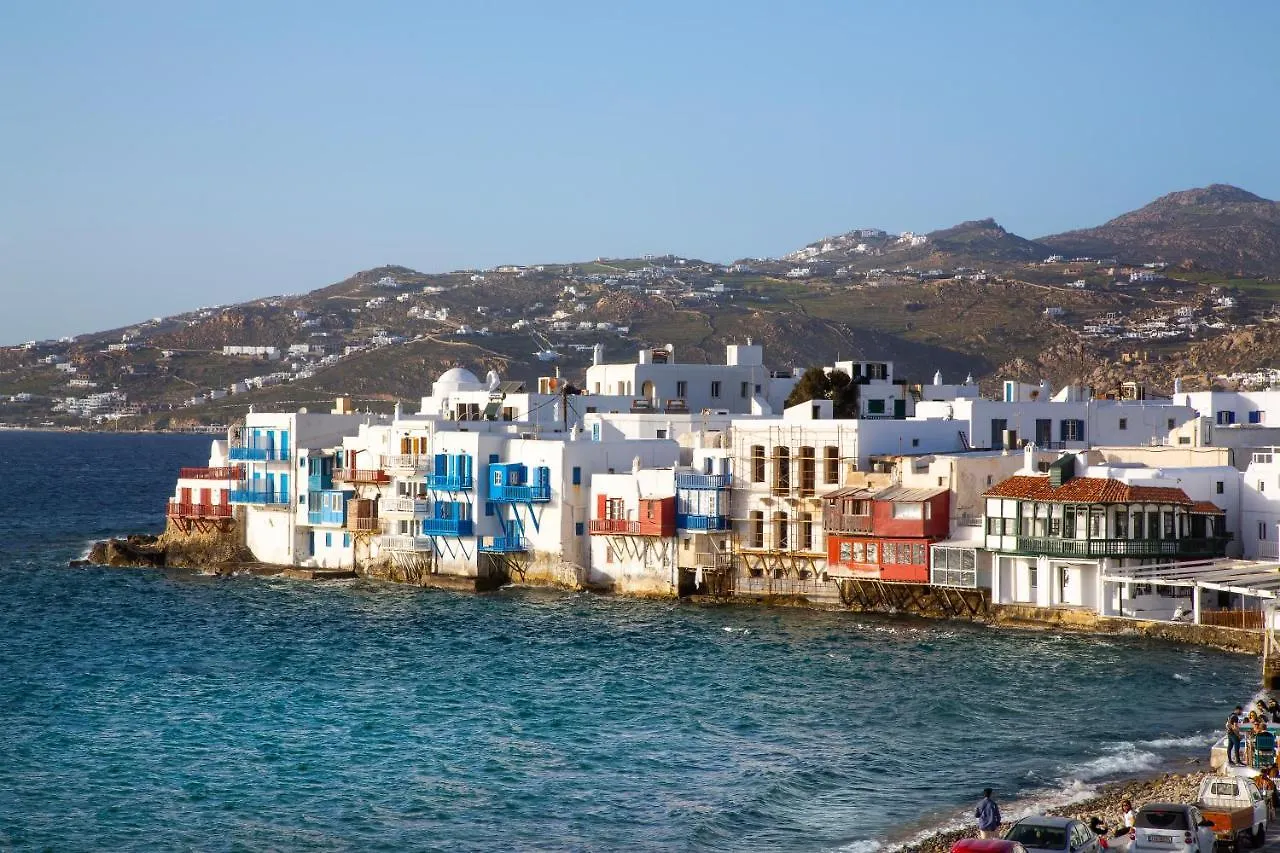 别墅 Mykonos-Ornos -Vilas Angel Alice Demi -Pool Holidays With View Mykonos Town