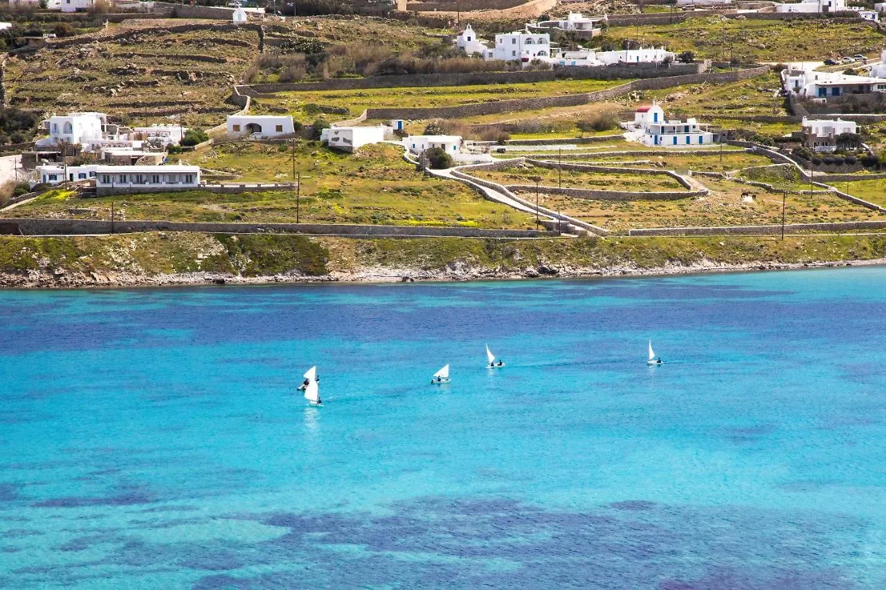 Mykonos-Ornos -Vilas Angel Alice Demi -Pool Holidays With View Mykonos Town