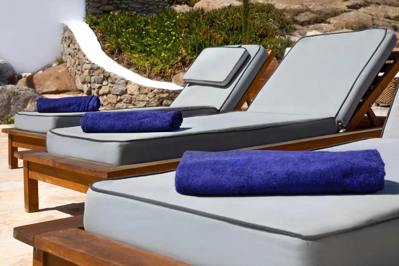 Mykonos-Ornos -Vilas Angel Alice Demi -Pool Holidays With View Mykonos Town Vila