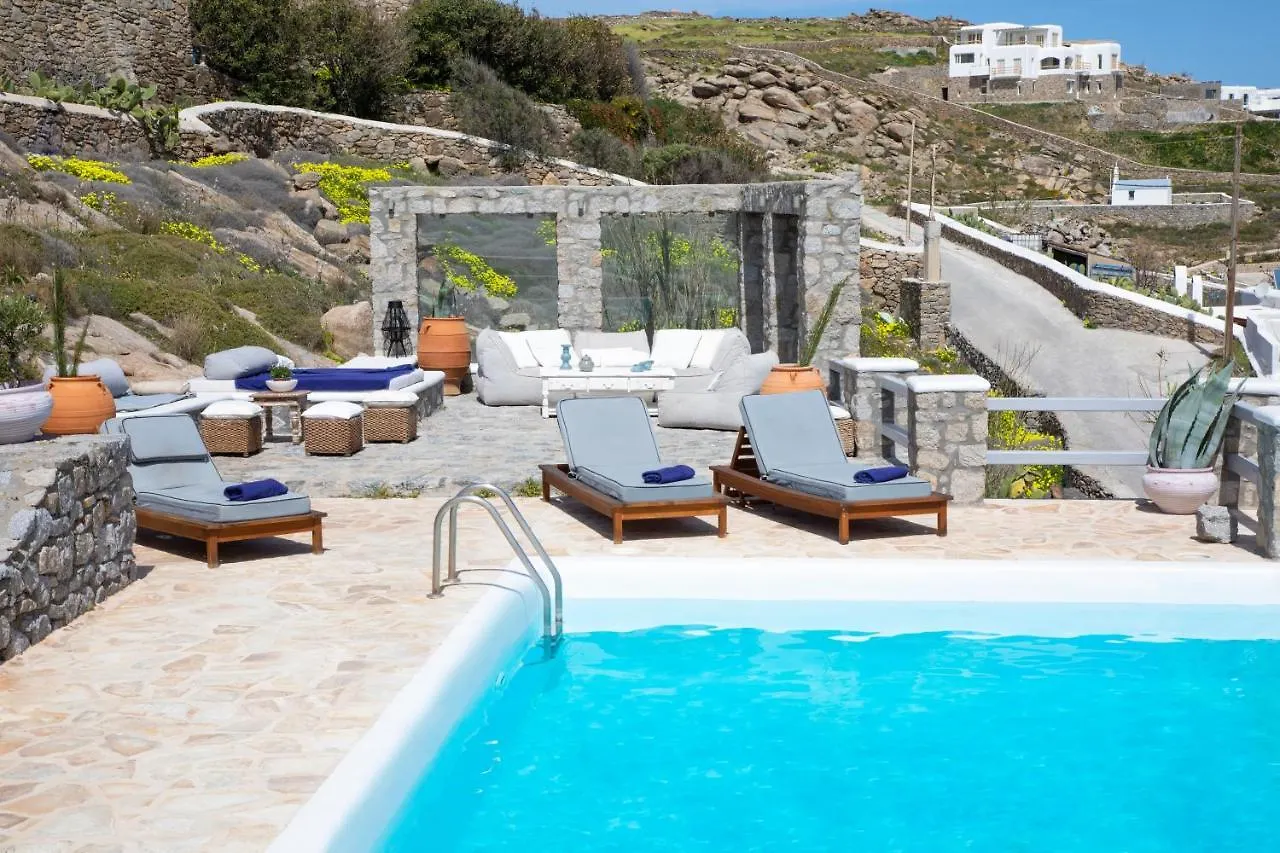 Villa Mykonos-Ornos -Vilas Angel Alice Demi -Pool Holidays With View Mykonos Town